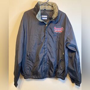VTG Summit Racing 35th Anniversary Jacket Mens Black Hooded Windbreaker Size XXL